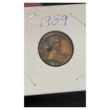 1939 Lincoln Wheat Penny