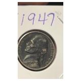 1947 Jefferson Nickel