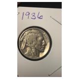 1936 Indian Head Nickel