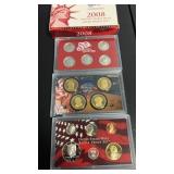 2008 silver proof set. With COA