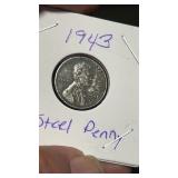 1943 Lincoln Steel Penny