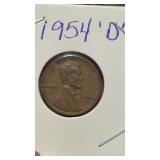 1954 D Lincoln Wheat Penny
