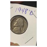 1948 D Jefferson Nickel