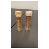 2 Rolls Pennies. ï¿½63 &ï¿½68