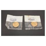 (2) $1 Sacagawea Dollars 2004-P & 2005-P