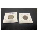 2 1948 D Jefferson Nickels