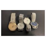 Menï¿½s  silver tone watches timex and more