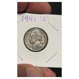 1941 S War Jefferson Nickel