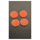 4 OPA Red Point Ration Tokens