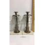 Pair Prism candelabras 11" tall