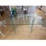 Modern Temepered Glass Dining Room Table