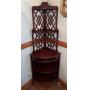 Vintage Mahogany Corner Cabinet Etagere