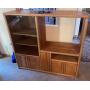 Contemporary Oak Entertainment Center