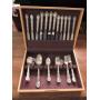Alvin Sterling Silver 52-Piece Set, French Scroll