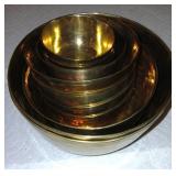Eleven (11) Copper Bowls - Various sizes -