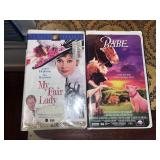 VHS My Fair Lady & Babe Movies