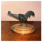 Vintage Bronze Chicken Sculpture