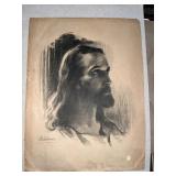 C. 1941 Warner Sallman Engraving of Jesus Christ