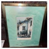 Vintage Signed Watercolor of Quebec