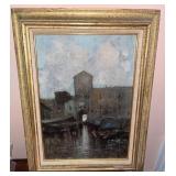 C. 1922 Maria Ciappa Oil on Canvas, Signed