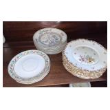 Vintage Assorted Porcelain Plates & Sizes