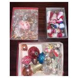 Collection of Assorted Glass Christmas Ornaments
