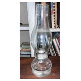 Vintage Glass Oil Lamp w/ Oil