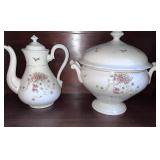 Vintage Japanese Porcelain Teapot & Tureen
