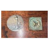 C 1916 French Bronze Medal "L