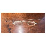 C. 1860 Octagonal Brass Eyeglasses