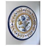 Vintage Del Olmo Telavra Spanish Ceramic Plate