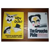 Two Large Groucho Marx Books - Why A Duck