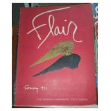 Cover of Flair Magazine February 1950 - Contents