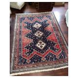 20th C. Persian Mazlaghan Hand Knotted Area Rug