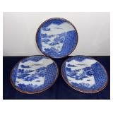 C. 1910 Japanese Igezara Blue/White Plates - 3
