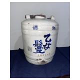 C. 1910 Japanese Hand Painted Sake Tokkuri Jug