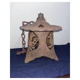 19th C. Japanese Cast Iron Pagoda Lantern