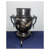 C. 1940 Japanese Usabata Bronze Vase