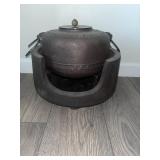 C. 1900 Japanese Doan Style Furo w/ Ocho Kama