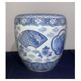 C. 1900 Japanese Blue/White Porcelain Hibachi