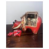 Vintage Paper Mache Japanese Akabeko Toys