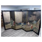 C. 1910 Japanese 6-Panel Byobu Room Divider