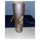 Vintage Japanese Bizen Ware Vase w/ Box