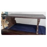 C. 1910 Japanese Wooden Writing Desk, Signed