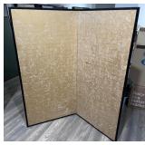C. 1920 Japanese 2-Panel Byobu Room Divider