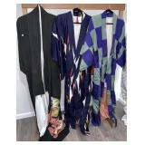 Vintage Japanese Kimono & Pair of Yukatas