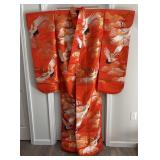 Vintage Japanese Silk Brocade Uchikake Kimono