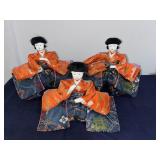 Vintage Japanese Geisha Hina Dolls - 3
