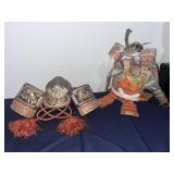 Vintage Japanese Miniature Samurai Yoroi & Kabuto