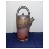 C. 1930 Japanese Bizen Ware Teapot, Signed